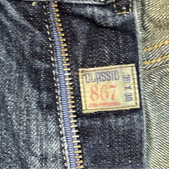 Polo Ralph Lauren Men’s Classic 867 Jeans Size 35 X 30 Denim Preppy Old Money - Picture 5 of 11